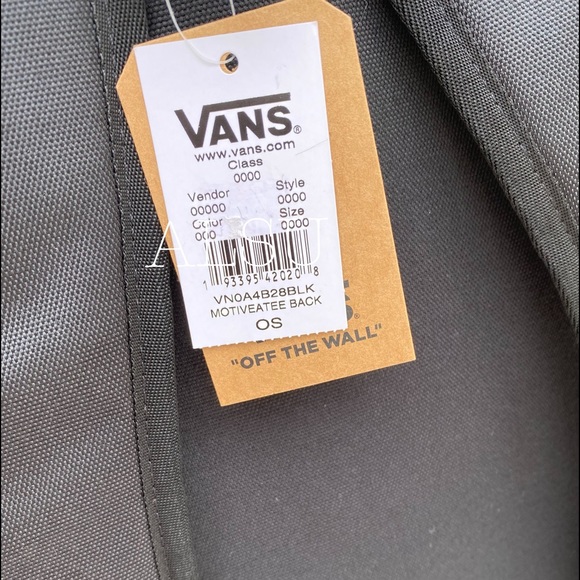 VANS Motiveatee Backpack Black AUTHENTIC - Picture 5 of 5